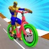 超级英雄自行车赛(Superhero Bicycle Racing)