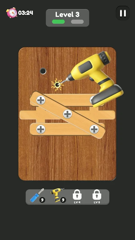 木螺丝拼图(Wood Screw Puzzle)