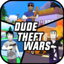 恶人兄弟战争无限金币版(Dude Theft Wars)